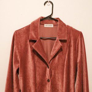 Soft Maroon Velvet Dress